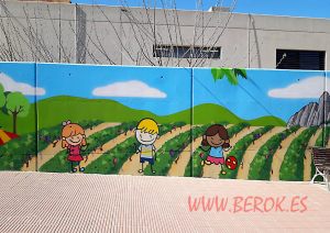 pintura mural infantil catalunya